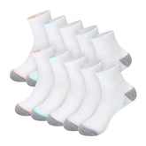 Hanes Moves X-Temp Women’s Ankle Socks, 10-Pairs, Shoe Sizes 5-9