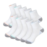 Hanes Moves X-Temp Women’s Ankle Socks, 10-Pairs, Shoe Sizes 5-9