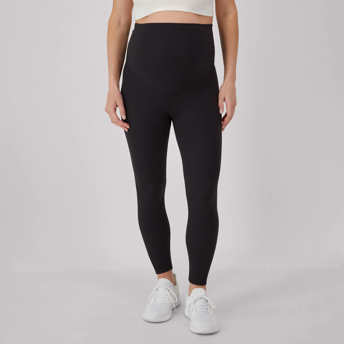 Hanes Maternity Women's Leak Protection 7/8 Leggings, 25" Inseam