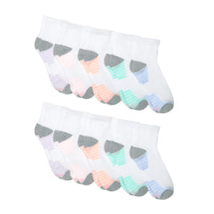 Hanes Moves X-Temp Women&rsquo;s Ankle Socks, 10-Pairs, Shoe Sizes 8-12