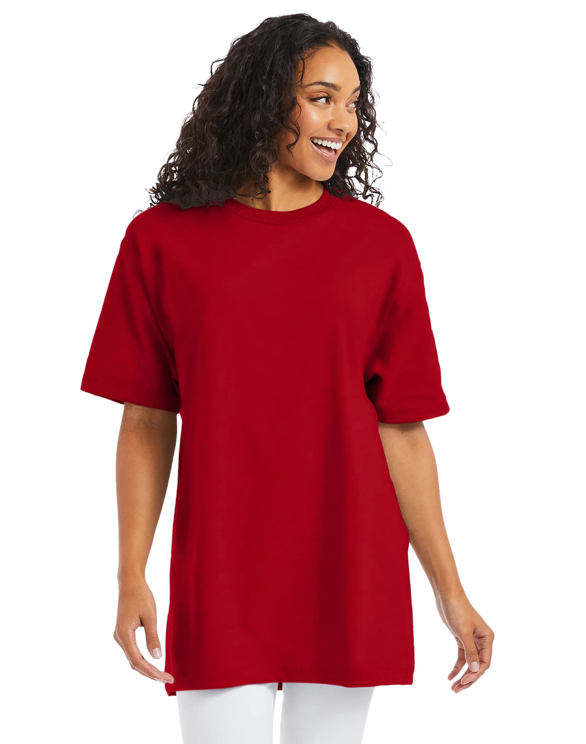 Hanes Beefy-T Men's Heavyweight Cotton T-Shirt (Big &amp; Tall Sizes)
