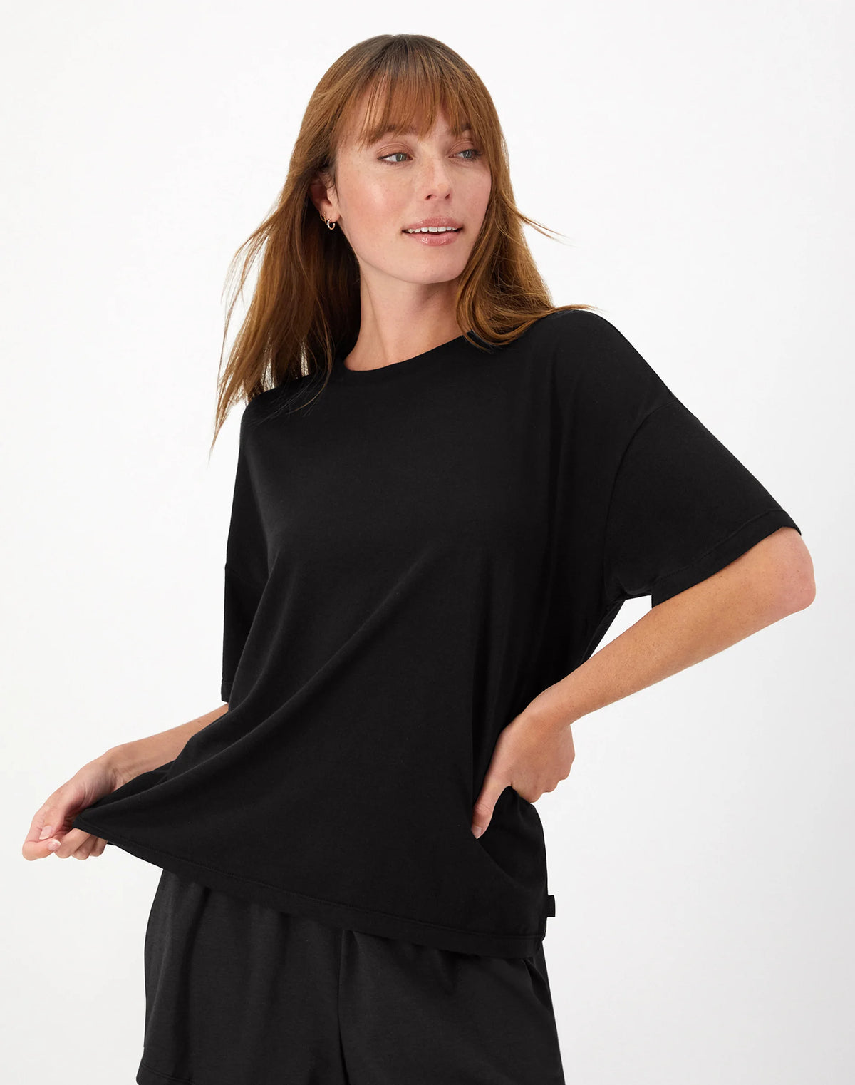 Hanes Originals Women's SuperSoft Comfywear Boxy T-Shirt