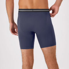 Hanes Perfect Flex Men's Boxer Brief Underwear, Lightweight &amp; Breathable, Navy, 1-Pack