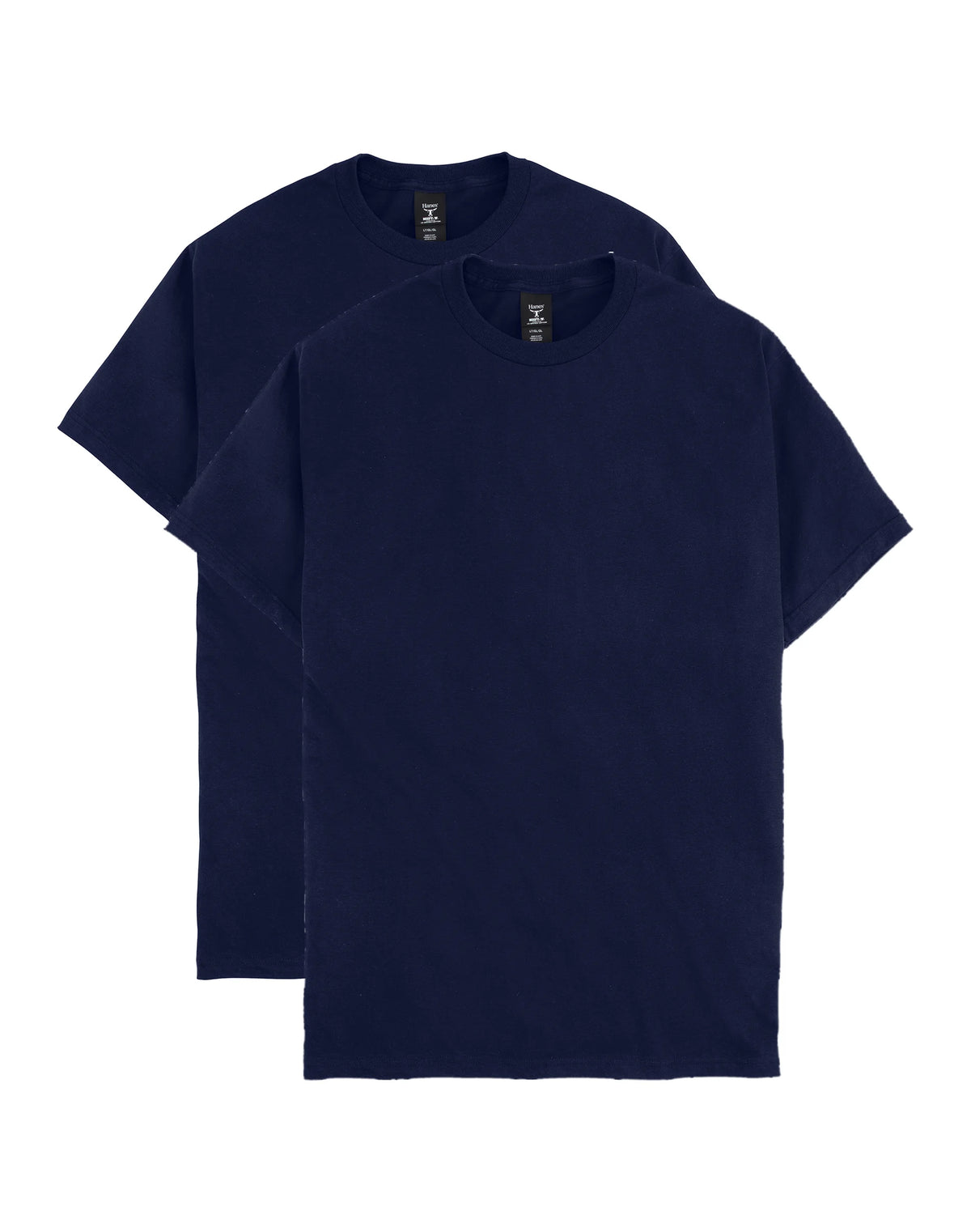 Hanes Beefy-T Men's Heavyweight Cotton T-Shirt, Value 2-Pack (Big &amp; Tall Sizes)