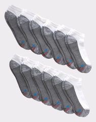 Hanes X-Temp Men's Cushioned Low Cut Socks, 12-Pairs