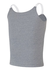 Hanes Originals Girls' Cami, 5-Pack, Cotton-Stretch Tank Top, Moisture-Wicking
