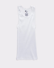Hanes ComfortSoft Boys' Cotton Tank, White, 3-Pack
