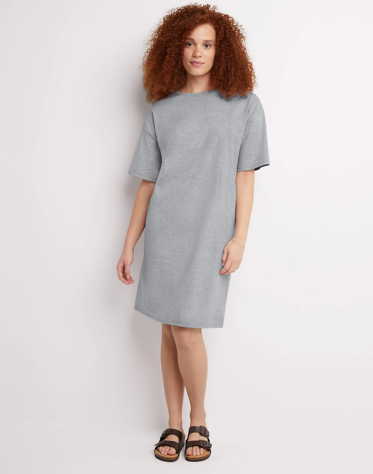 Hanes Essentials Women's T-Shirt Dress, Cotton