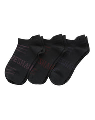 Hanes Moves Women's Seamless Stretch No Show Tab Socks, 3-Pairs