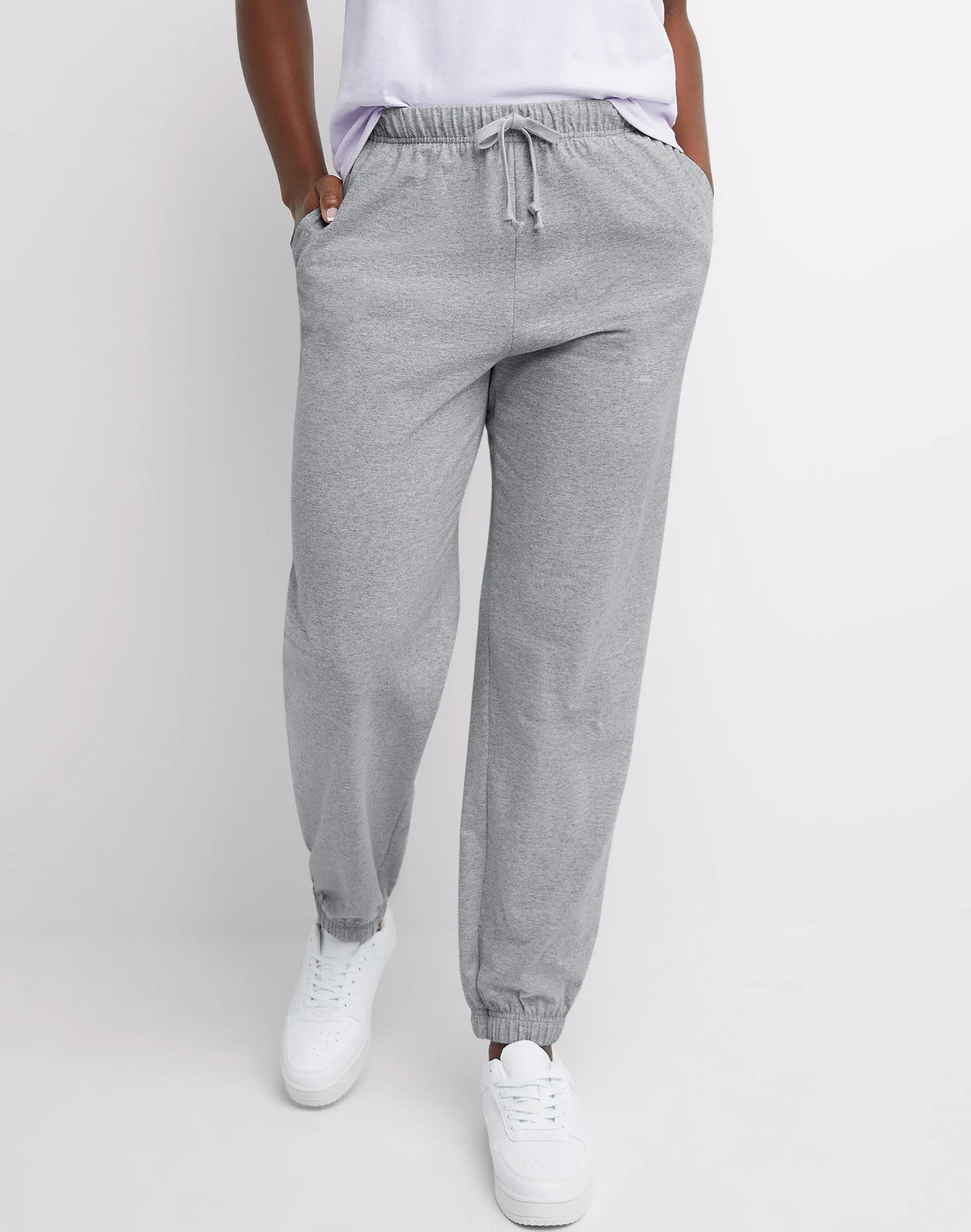 Hanes Essentials Women's Cotton Jersey Joggers, 29"