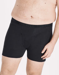 Hanes Ultimate Big Men’s Cotton Boxer Brief Underwear, 4-Pack (Big &amp; Tall Sizes)