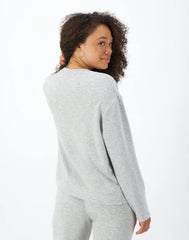 Hanes Originals Comfywear Women's French Terry Crewneck Pullover