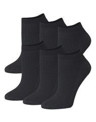 Hanes Originals Women&rsquo;s SuperSoft No Show Socks, 6-Pairs