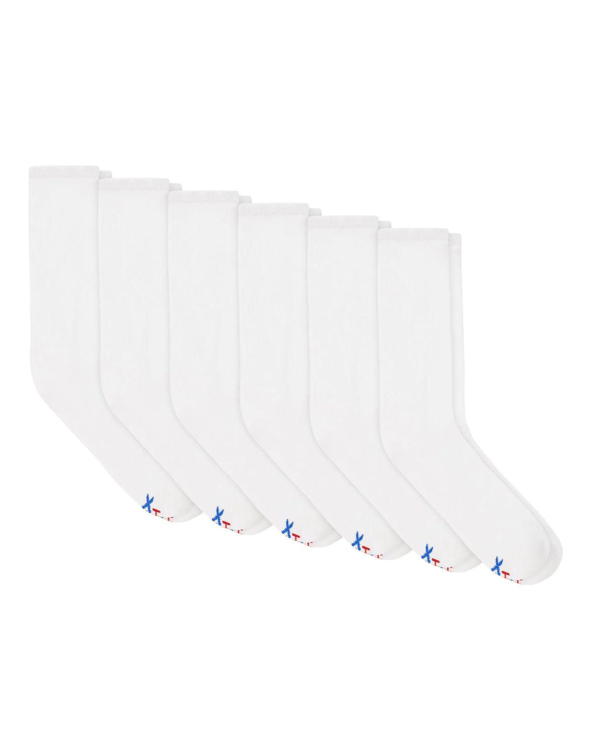 Hanes Performance Men's Cushioned Big &amp; Tall Crew Socks, 6-Pairs