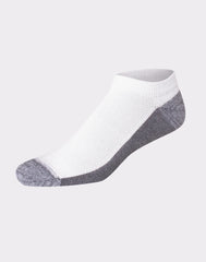 Hanes Men's Cushioned No Show Socks, X-Temp, 12-Pairs