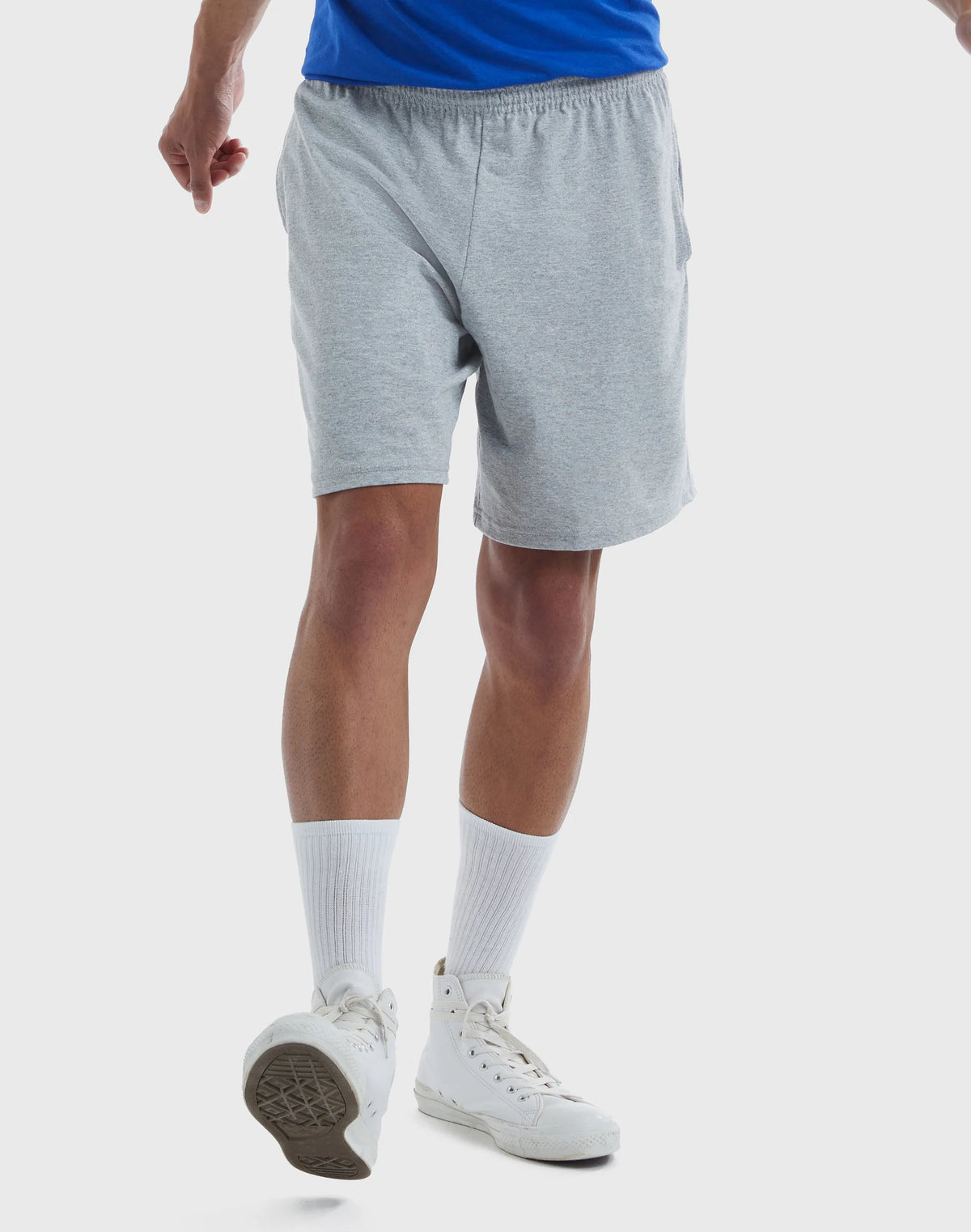 Hanes Essentials Men's Cotton Shorts With Pockets, 7.5"