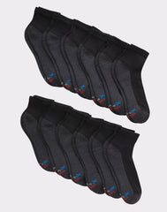 Hanes Men's X-Temp Cushioned Ankle Socks, 12-Pairs