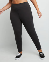 Hanes Just My Size Women's Stretch Jersey Leggings, 25.5" (Plus Size)