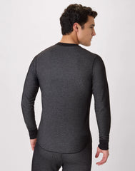 Hanes Men's Long-Sleeve Thermal Shirt, Reversible, Crewneck