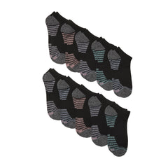 Hanes Moves Women&rsquo;s No Show Socks, X-Temp, Shoe Size 5-9, 10-Pairs