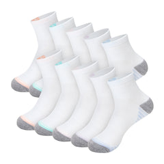 Hanes Moves X-Temp Women&rsquo;s Ankle Socks, 10-Pairs, Shoe Sizes 8-12