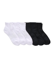 Hanes Moves Breathable Mesh Men&rsquo;s Ankle Socks, Shoe Sizes 6-12, 6-Pairs