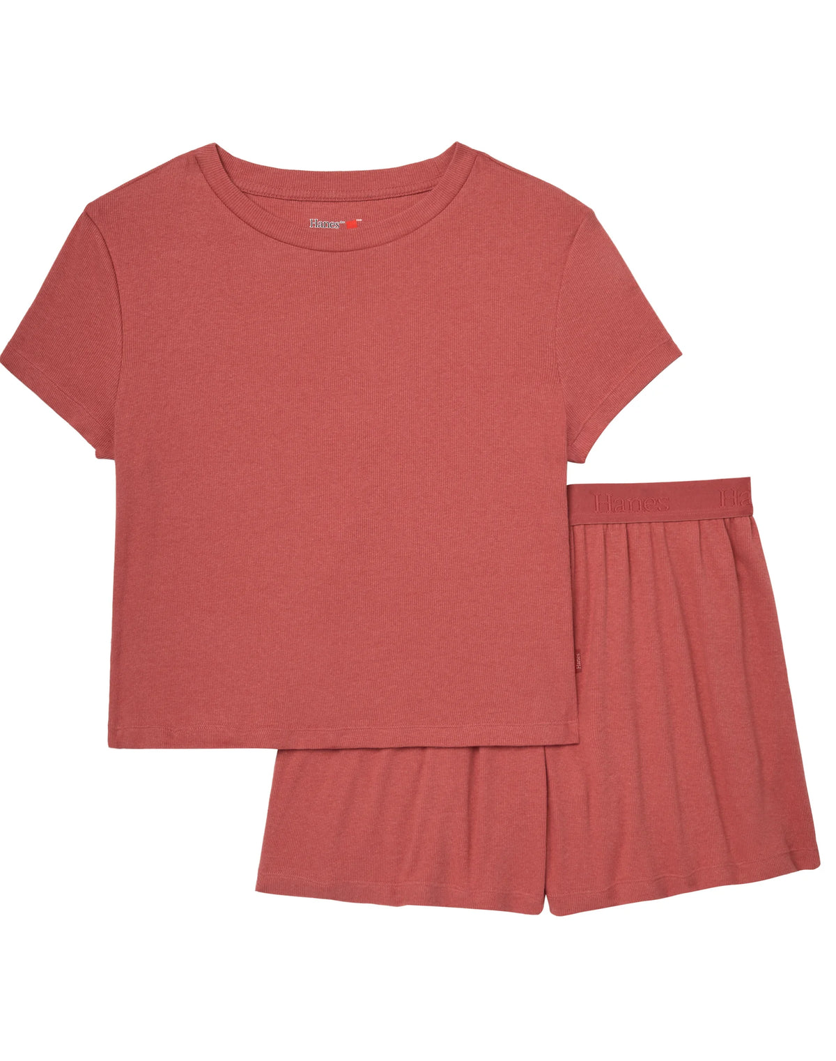 Originals 2-Piece Lounge Set, SuperSoft Cropped Baby Doll Tee & Sleep Shorts Loungewear Set