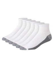 Hanes Double Tough Men's Ankle Socks, Max Cushion, 6-Pairs