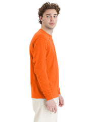 Hanes Essentials Men's Cotton Long Sleeve T-Shirt, Value 4-Pack