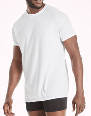 Hanes Comfort Flex Fit Men's White Modal Undershirt, 3-Pack