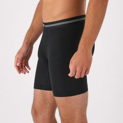 Hanes Perfect Flex Men's Boxer Brief Underwear, Lightweight &amp; Breathable, Black, 1-Pack
